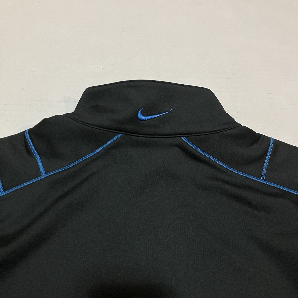 Men's Nike Therma Fit 1/4 Zip Pullover Jacket SIze Large Black Fleece Sports